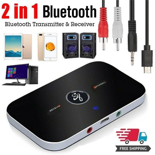 2 in 1 Bluetooth Transmitter & Receiver Wireless Adapter For speakers TV PC