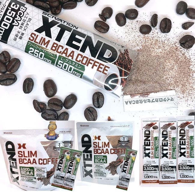 Life.up（ライフアップ）XTEND SLIM BCAA COFFEE 30本セット (エクステンド スリム BCAA コーヒー)