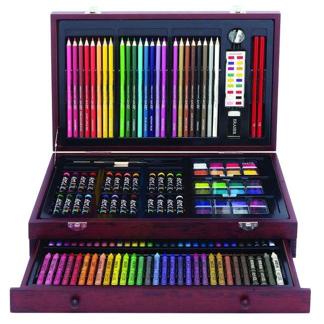 Buy Art 101 Doodle and Color 142 Pc Art Set in a Wood Carrying