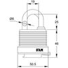 Ifam 044501B WP45 Weatherproof Padlock, Navy