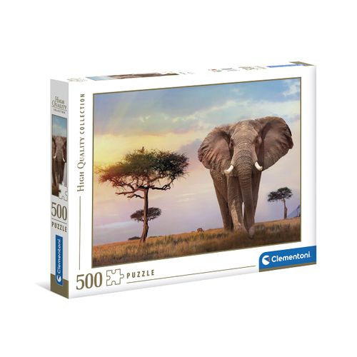 Clementoni Collection 35096, African Sunset Puzzle for Children and Adults - 500 Pieces, Ages 10 Years Plus