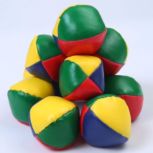 Dzxin Juggling Balls, 12Pcs Soft Juggling Balls Set Small Bean Bags Juggle Balls for Adults Children Beginners Outdoor Throwing