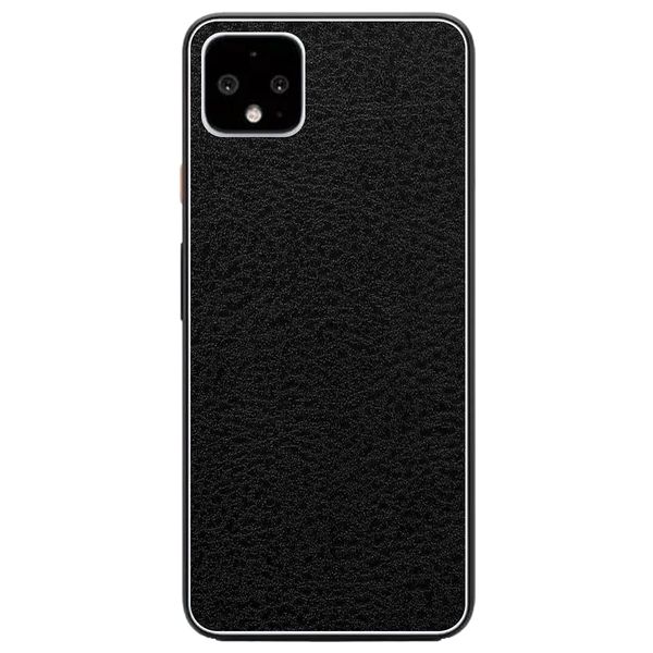 Mac Harrier Pixel 4 Compatible Skin Seal Hard Leather Black Pattern Backside Decorative Sheet Leather Tone