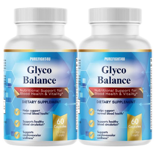 Glyco Balance Nutritional Support Healthy Glucose Level, Supplement, 2 Bottles