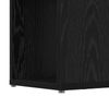 vidaXL Bücherregal Schwarze Eiche Holzmaterial 60 x 24 x 155 cm