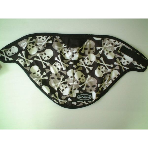 Schampa Motorcycle Lightweight Stretch Face Mask Skull Bone
