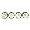 4x Rubber Engine Mounts Long Thread M8 8mm Anti Vibration Mount Small Generator Wacker Plate Water Pump Pressure Washer Engine