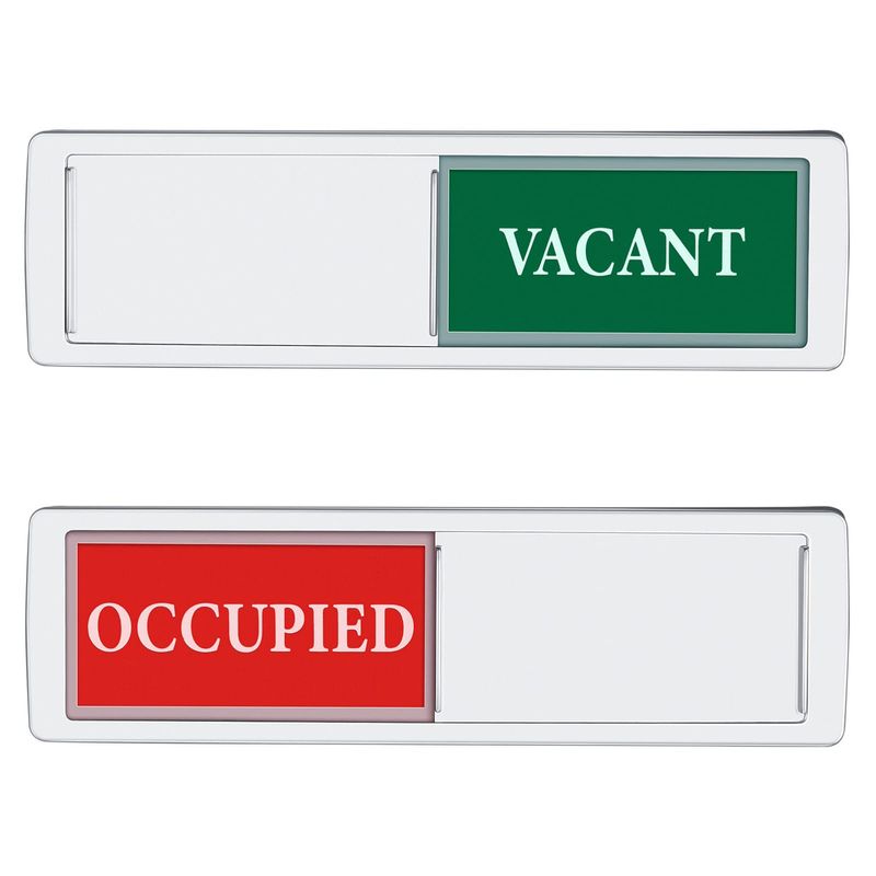 iplusmile Vacant Occupied Sign, Sliding Door Sign Do Not Disturb Sign ...