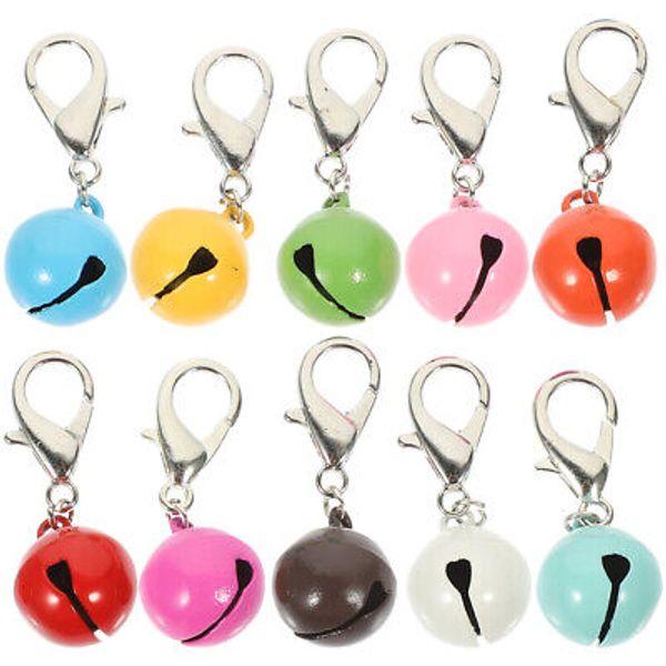 10Pcs Cat Dog Collar Bells Pet Collar Hanging Bells Pet Collar Accessories