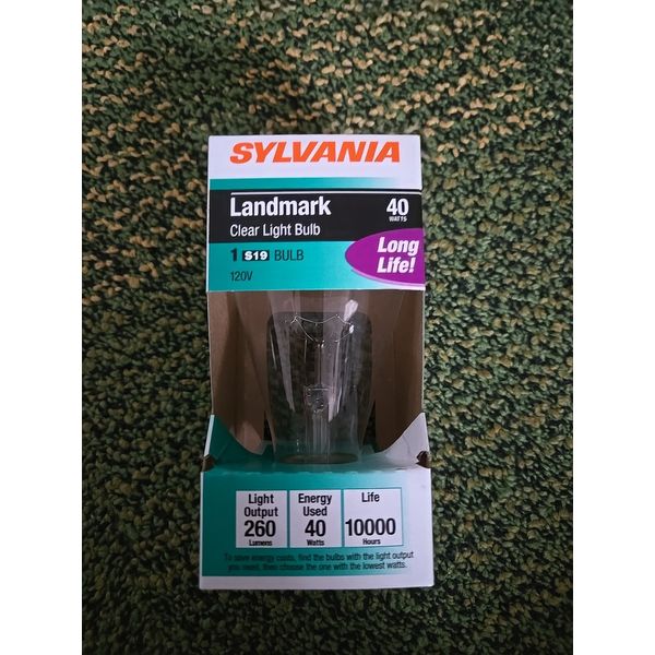 Sylvania Landmark Clear Long Life 40w