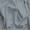 Ev Dekor King Size Fitted Sheet Soft 100% Microfiber 40cm extra deep fitted bed sheets - bedsheets bottom sheet Dark Silver - Grey (152 x 200) Cm