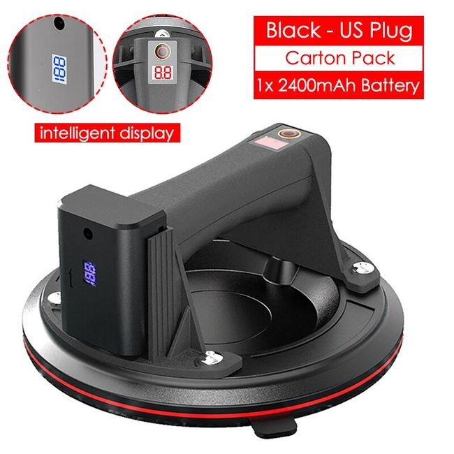 8 Electric Battery Powered Cordless Vacuum Suction Cup, Glass, Granite,  Stone, Marble