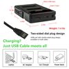Kastar 1 Pack Battery and Charger with Miro USB/Type-C Input Compatible with Canon LP-E6 LP-E6N EOS 6D EOS 6D Mark II EOS 7D EOS 7D SV EOS 7D Mark II EOS 60D EOS 60Da EOS 70D EOS 80D XC10 XC15