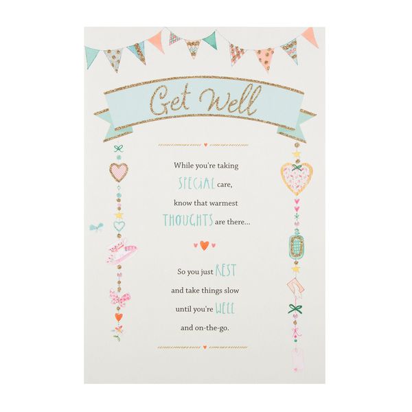 Hallmark 25501187 Medium "Special Care" Get Well Card