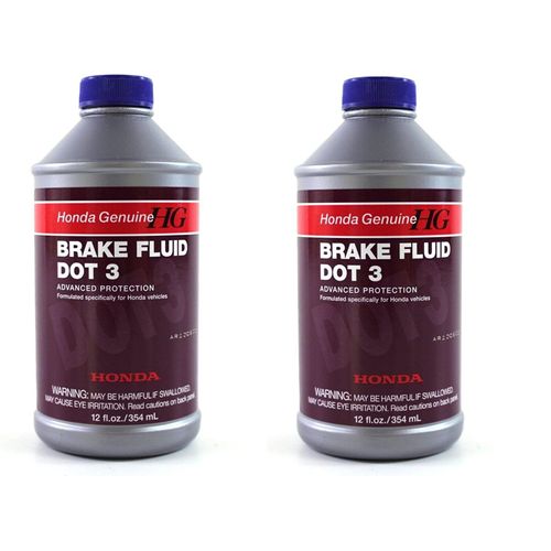 Genuine Honda And Acura Brake Fluid Dot 3 (Pack Of 2)