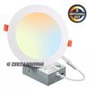 2X 15W 6-Inch 5CCT Dimmable LED Recessed Ceiling Light Fixture With Junction Box