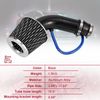 Black 3 Inch Universal Cold Intake Pipe Induction Flowing Pipe Kit 76mm Intake
