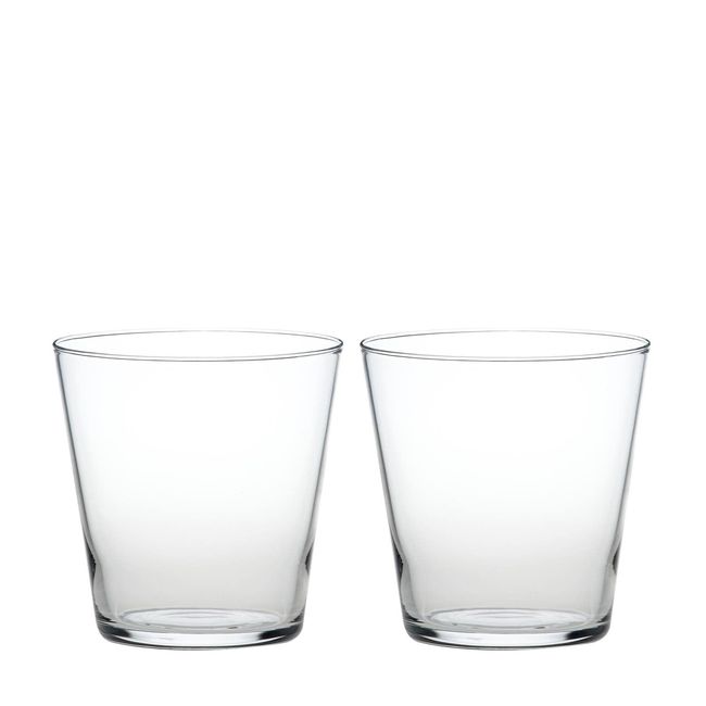 Toyo Sasaki Glass G101-T291 Whiskey Glasses, Rock Glass, Thin Making Glass Set, 11.8 fl oz (340 ml), Set of 2, Rock Glass Set, Cup, Made in Japan, Dishwasher Safe