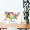 United States Map - USA Poster, US Educational Map - 8.5 x 11 - 10 Per pack