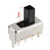 sourcing map 50Pcs 7mm Vertical Slide Switch SPDT 1P2T 3 Pins PCB Panel Latching