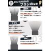 SOU AKADA Silk Whip Brush, Soft and Fluffy Foam, Shaving Size, Made in Japan, For Face Washing (S, Black)