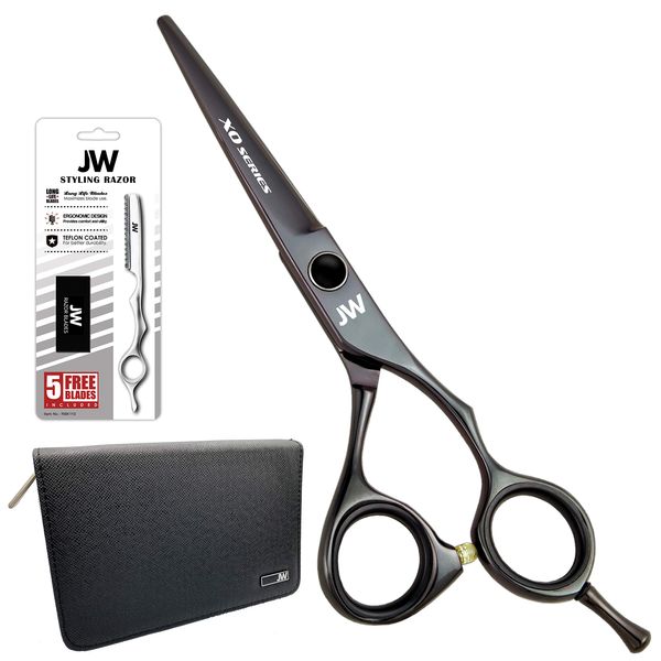 JW XO Professional Hair Shear & Styling Razor Set (5.0" Right Hand)