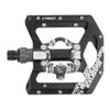 Exustar E-PM827 Kombipedal, schwarz