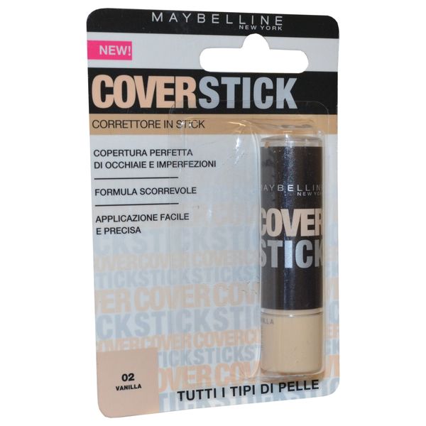 GEMEY MAYBELINE - Cover Stick - Correcteur de teint - 02 vanilla