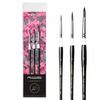 Mairtini Watercolor Brush Set, 3 Brushes with Pointed Tips