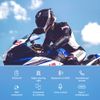Motorcycle Helmet Headset Bluetooth 5.3 Speaker Waterproof Hands-Free w/ Mic New