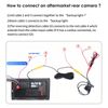 170° Wide Waterproof Night Vision Car Rear View Reverse Backup Parking Camera