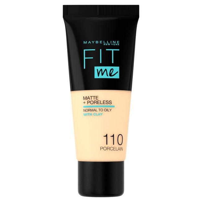 Maybelline New York Fit Me Matte+Poreless Fondöten - 110 Porcelain (30 ml)