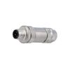 99 3729 810 04 Plug M12 PIN: 4 Male D Code-Ethernet for Cable Screw Terminal BIN