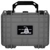 Eylar Don't Tread On Me Hard Pistol Case (Gray, X-Small - Gun Accessory)