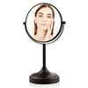 Ovente Tabletop Makeup Vanity Mirror 7 Inch with 7X Magnification MNLCT70 Series