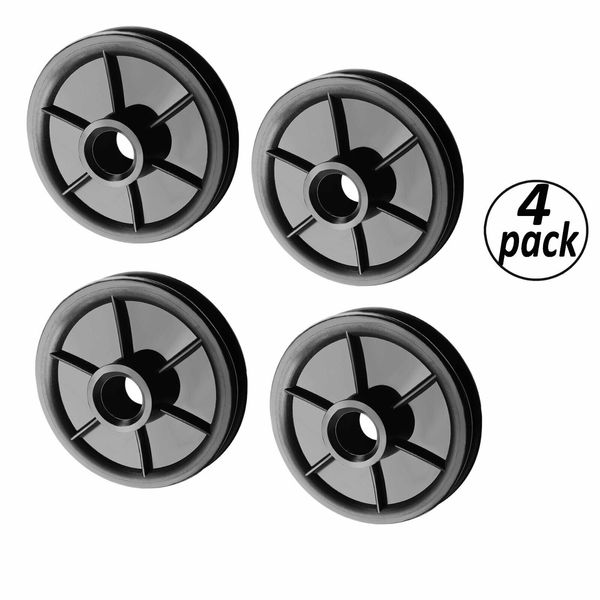 4PK Idler Pulleys Fits Chamberlain, LiftMaster 144C56 Garage Door Openers