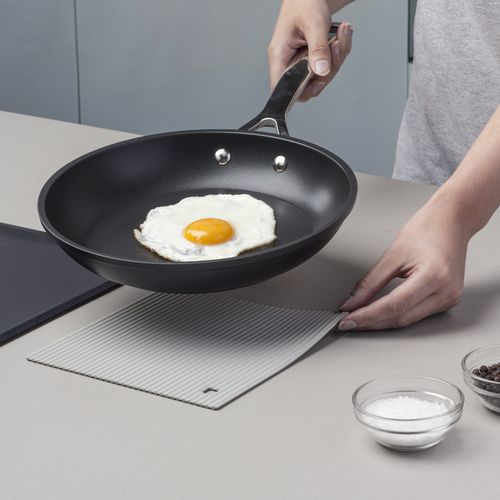 Zeal Silicone Heat Resistant Non-Slip Trivet Pot Rest French Grey (7”/18cm), Inch