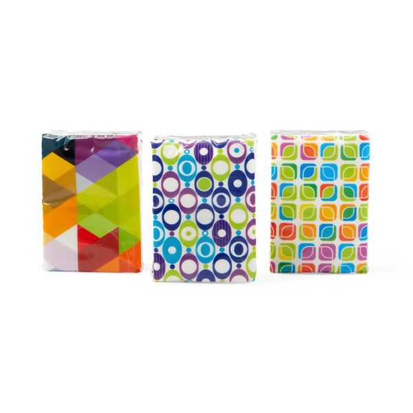 Facial Tissue Pocket Packs, 10 Sheets/Pack, 1 Pack