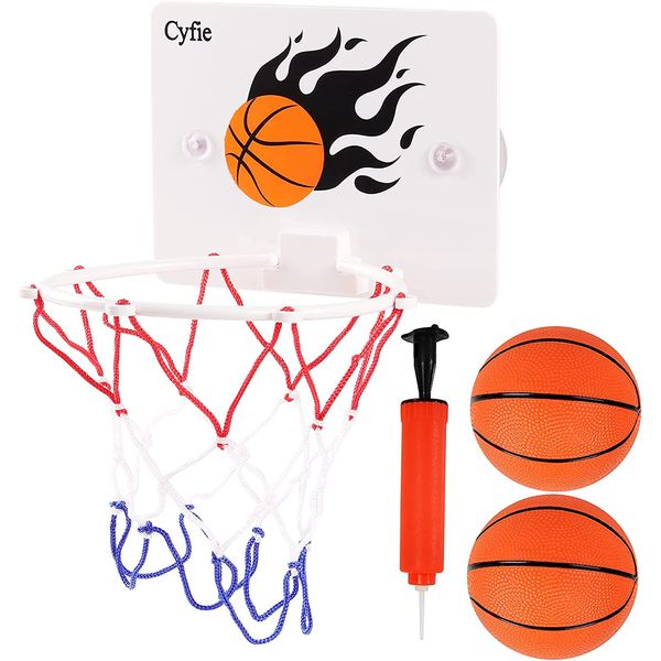 Mini BasketballKorb Kinder Basketballkorb Indoor Set Mit 2 Mini Basketbäll 1 Basketballkorb 1 Luftpumpe Basketballkorb Unterhaltungsspielzeug für Kinder