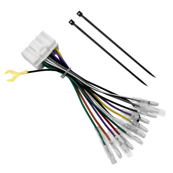 KONPON Genuine Hino Audio Harness Compatible 18p Conversion Connector Easy Installation