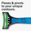 Schick Xtreme 3 Duo Comfort Skin Disposable Razors for Men, 4 Count, Pack of 2