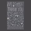 Midori 82650006 Sticker Decal Foil Thank You School Pattern