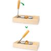 Anwenk Nutcracker Heavy Duty Nut cracker Pecan Cracker Walnut Cracker Tool with Wood Box Bowl