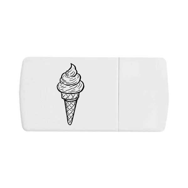 'Ice Cream Cone' Pill Box with Tablet Splitter (PI00029728)