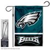 WinCraft Eagles Garden Flag and Stand Pole Holder Mount