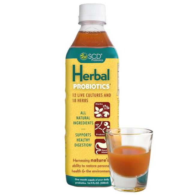 SCD Herbal Probiotics - Bioavailable Liquid Probiotic with 11 Live Strains