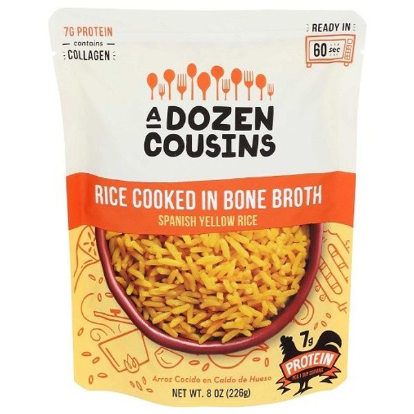 A Dozen Cousins Rice Cooked In Bone Broth Spanish Yellow Rice