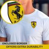 Ferrari Logo Crest Iron On Patch - Sew Patch - Crest Embroidered Patch 3.8"x2.8"