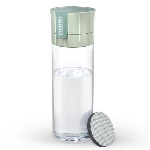 BRITA Bottle-Type Water Filter, PFOS/PFOA Tested, Light Green, 20.3 fl oz (600 ml), 1 Cartridge Included