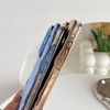 Caseative for iPhone 15 Pro Max Case,Pleated Water Ripple Chrome Wave Pattern Soft Phone Case (Gold)